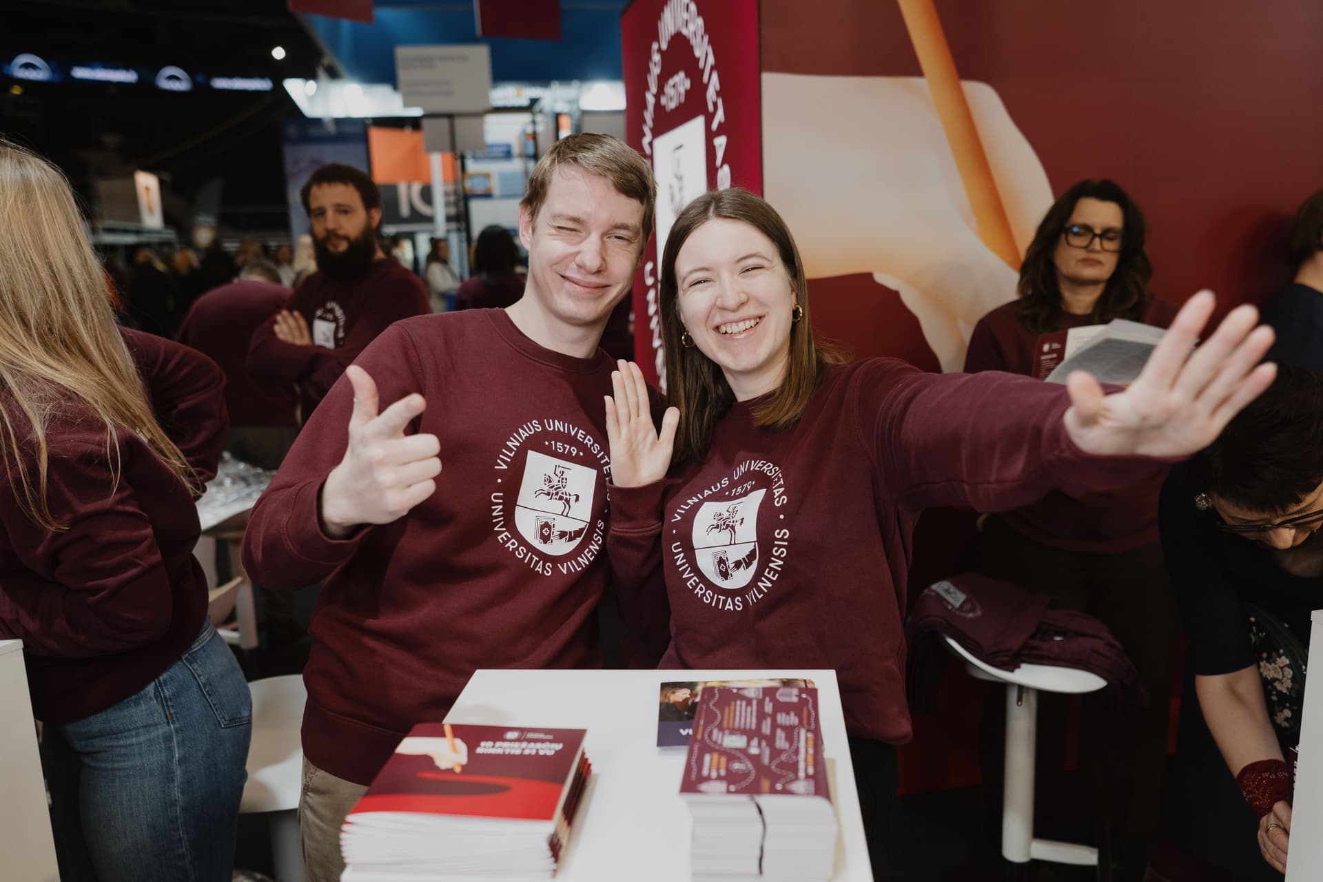 VU students at the study fair